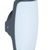Lutec 5189901118 Seco LED Nástěnné venkovní světlo | Teplá bílá | 13W | Šedá