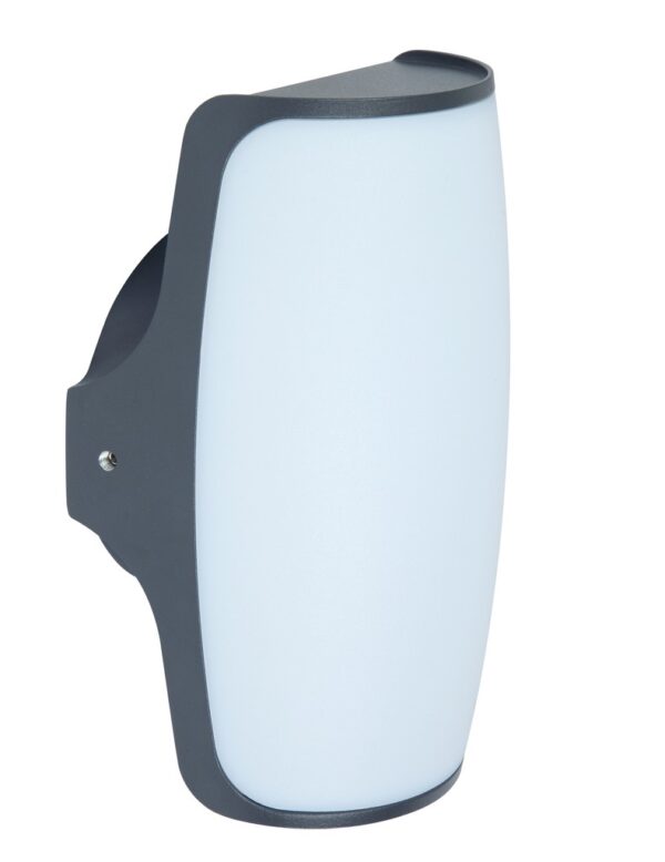 Lutec 5189901118 Seco LED Nástěnné venkovní světlo | Teplá bílá | 13W | Šedá