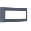 Lutec 5191601118 Helena LED Nástěnné venkovní světlo | Přírodní bílá | 10W | Šedá