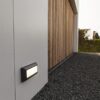 Lutec 5191601118 Helena LED Nástěnné venkovní světlo | Přírodní bílá | 10W | Šedá
