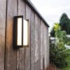 Lutec 5193001118 Qubo LED Nástěnné venkovní světlo | Teplá bílá | 18W | Šedá