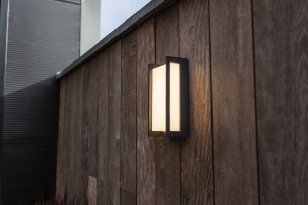 Lutec 5193001118 Qubo LED Nástěnné venkovní světlo | Teplá bílá | 18W | Šedá