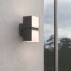 Lutec 5193801118 Cuba LED Nástěnné venkovní světlo | Teplá bílá | 23W | Šedá