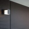 Lutec 5193803118 Cuba LED Nástěnné venkovní světlo | Teplá bílá | 12W | Šedá