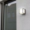Lutec 5197002125 Telin LED Nástěnné venkovní světlo | Teplá bílá | 1,5W | Šedá