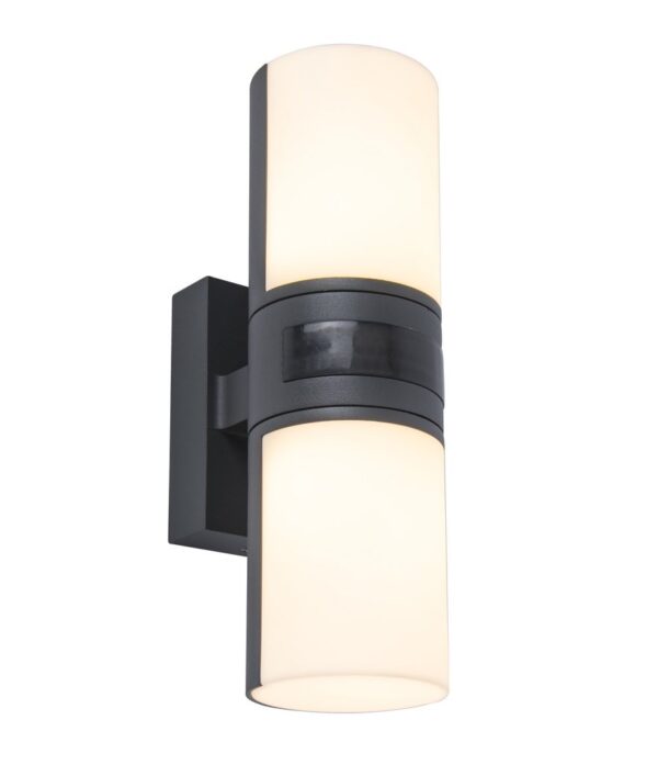 Lutec 5198102118 Cyra LED Nástěnné venkovní světlo | Teplá bílá | 1,5W | Šedá