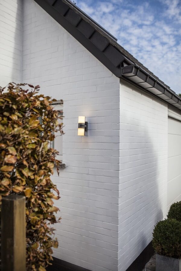 Lutec 5198102118 Cyra LED Nástěnné venkovní světlo | Teplá bílá | 1,5W | Šedá
