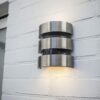 Lutec 5198401001 Maya LED Nástěnné venkovní světlo | Teplá bílá | 1,5W | Kov | Nerez