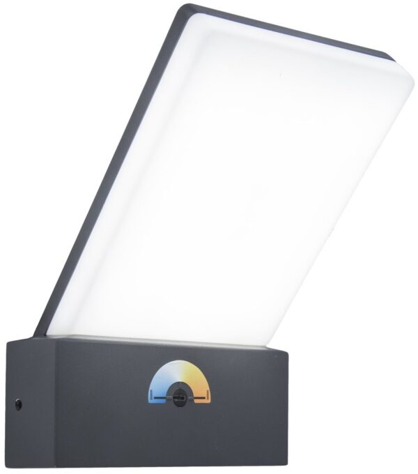 Lutec 5289001118 Pano LED Nástěnné venkovní světlo | Variabilní | 16W | Šedá