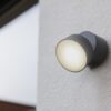 Lutec 5626101125 Trumpet LED Nástěnné venkovní světlo | Přírodní bílá | 8W | Šedá