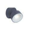 Lutec 5626101125 Trumpet LED Nástěnné venkovní světlo | Přírodní bílá | 8W | Šedá