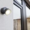 Lutec 5626101125 Trumpet LED Nástěnné venkovní světlo | Přírodní bílá | 8W | Šedá