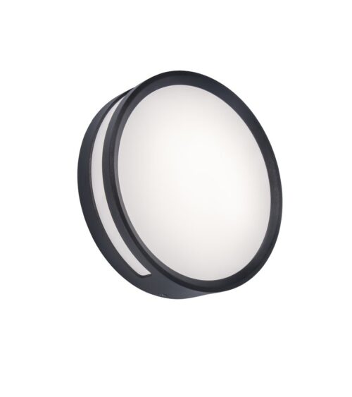 Lutec 6382201118 Rola LED Nástěnné venkovní světlo | Teplá bílá | 13W | Šedá