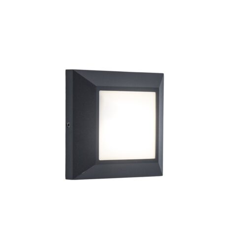Lutec 6402101118 Helena LED Nástěnné venkovní světlo | Přírodní bílá | 4W | Šedá