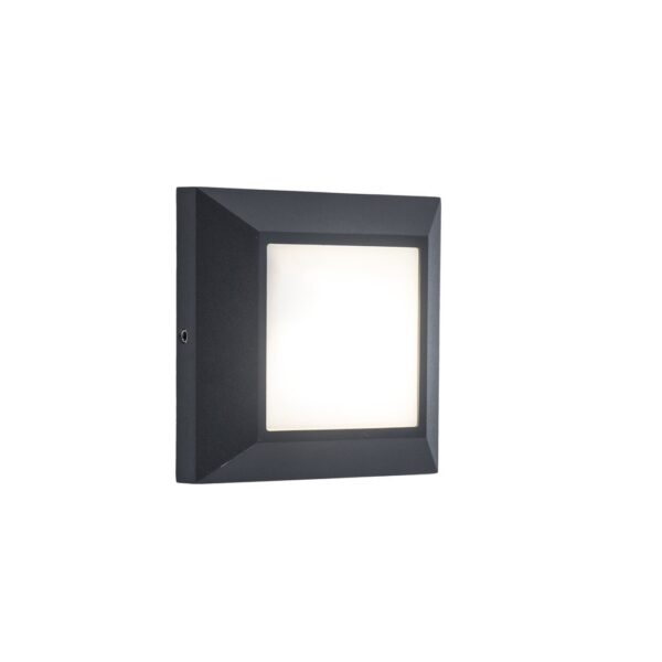 Lutec 6402101118 Helena LED Nástěnné venkovní světlo | Přírodní bílá | 4W | Šedá
