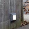 Lutec 6402101118 Helena LED Nástěnné venkovní světlo | Přírodní bílá | 4W | Šedá