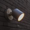 Lutec 6609202118 Explorer LED Nástěnné venkovní světlo | Teplá bílá | 5W | Šedá