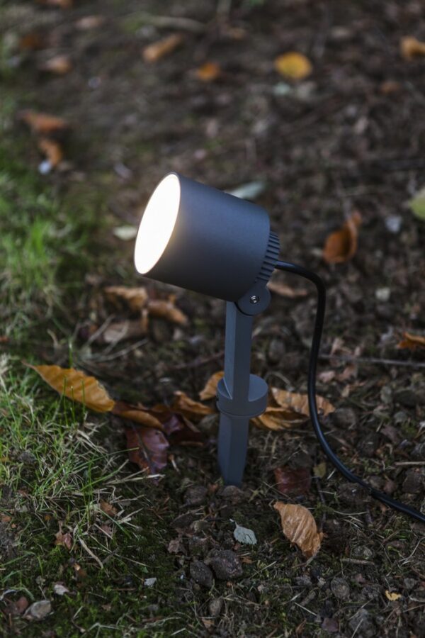 Lutec 6609201118 Explorer LED venkovní svítidlo | Teplá bílá | 5W | Šedá