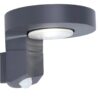Lutec 6906702335 Diso LED Nástěnné venkovní světlo | Přírodní bílá | 2W | Šedá