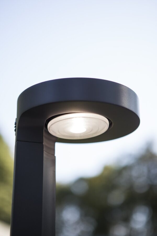 Lutec 6906703335 Diso LED Zahradní sloupkové světlo | Přírodní bílá | 2W | Šedá