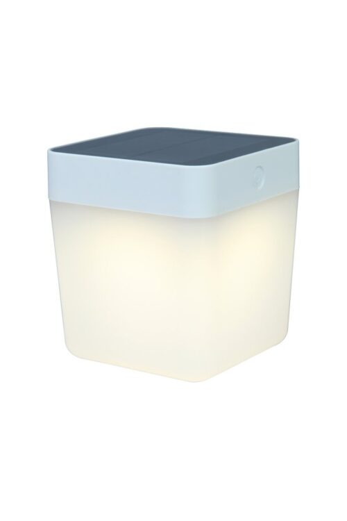 Lutec 6908001331 Table Cube LED venkovní svítidlo | Teplá bílá | 1W | Bílá