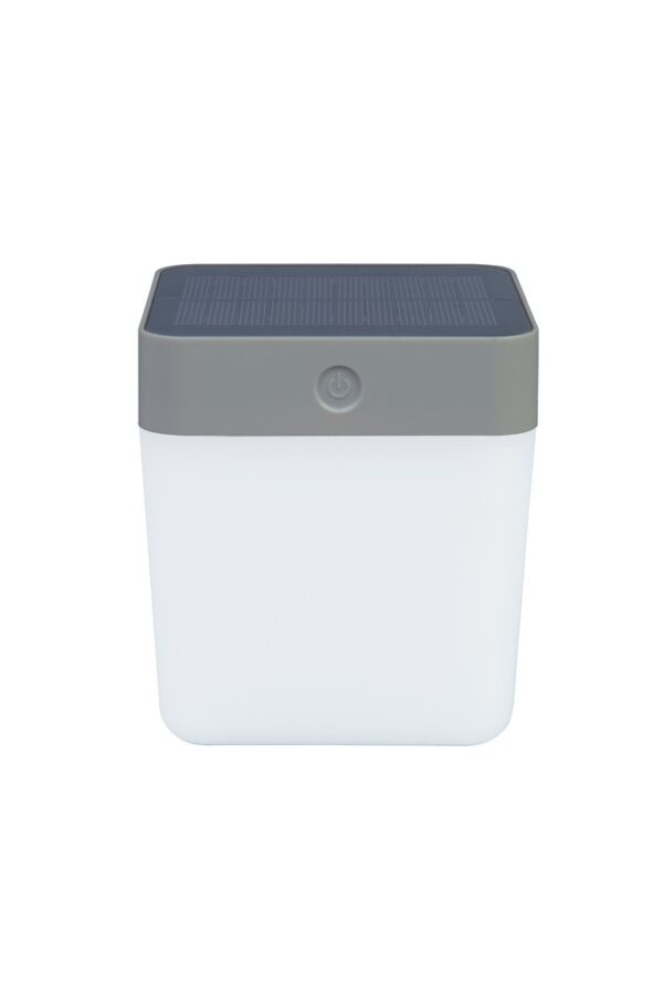 Lutec 6908001337 Table Cube LED venkovní svítidlo | Teplá bílá | 1W | Šedá