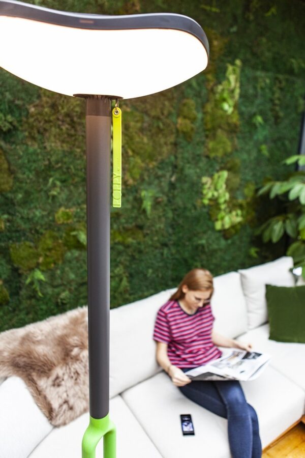 Lutec 6910802335 Poppy LED Zahradní sloupkové světlo | Teplá bílá | 8W | Šedá