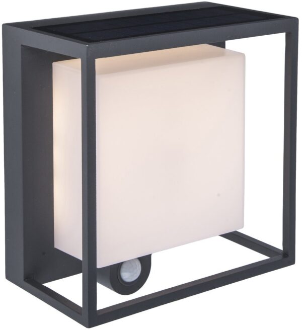 Lutec 6934601118 Curtis LED Nástěnné venkovní světlo | Teplá bílá | 3W | Šedá