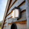 Lutec 6934601118 Curtis LED Nástěnné venkovní světlo | Teplá bílá | 3W | Šedá