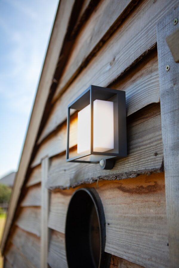 Lutec 6934601118 Curtis LED Nástěnné venkovní světlo | Teplá bílá | 3W | Šedá