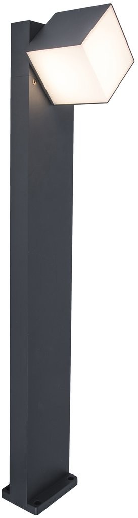 Lutec 7193802118 Cuba LED Zahradní sloupkové světlo | Teplá bílá | 12W | Šedá