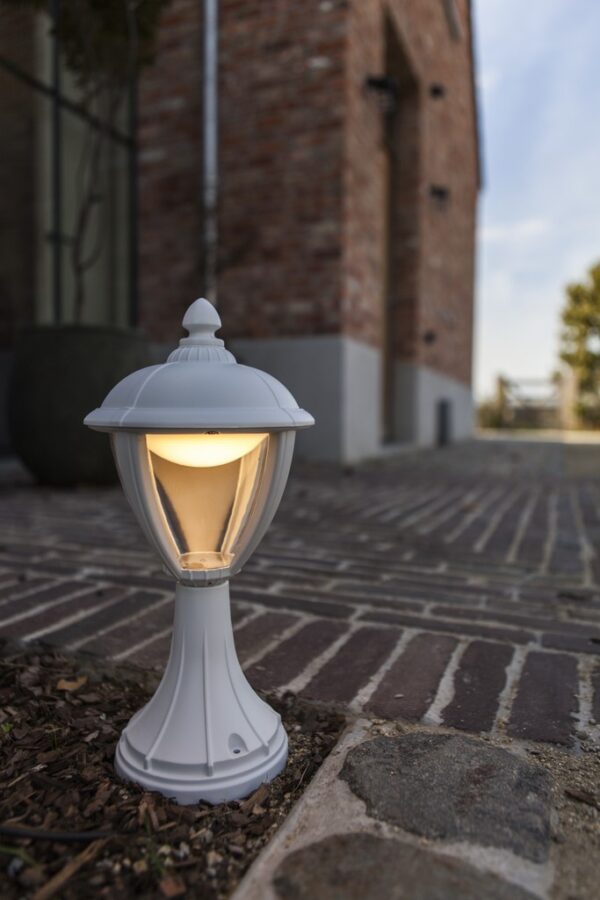 Lutec 7260401030 Unite LED Zahradní sloupkové světlo | Teplá bílá | 9W | Bílá