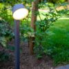 Lutec 7288601118 Dakota Smart LED Zahradní sloupkové světlo | Variabilní | 12W | Šedá