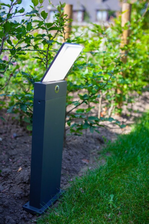 Lutec 7289001118 Pano LED Zahradní sloupkové světlo | Variabilní | 16W | Šedá