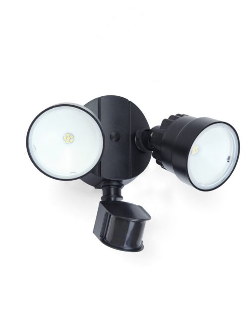 Lutec 7622104330 Shrimp LED Nástěnné venkovní světlo | Studená bílá | 1,5W | Černá