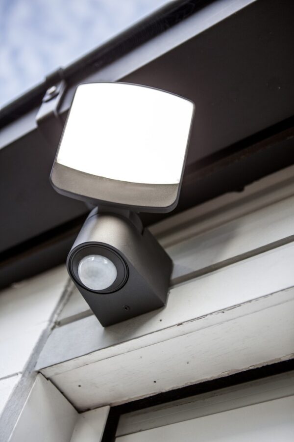 Lutec 7625701345 Sunshine LED Nástěnné venkovní světlo | Studená bílá | 12W | Šedá