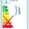 Ideal lux 167121 Gim Nero LED nástěnní svítidlo | Teplá bílá | Černá | 6W