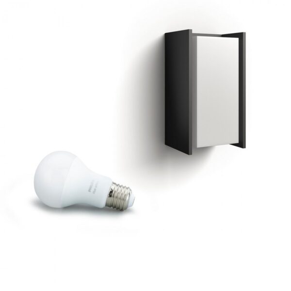 Philips Hue 16472/93/P0 Smart LED Nástěnné venkovní světlo | Teplá bílá |  9,5 W