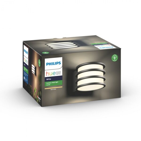 Philips Hue 17401/93/P0 Smart LED Nástěnné venkovní světlo | Teplá bílá |  9,5 W