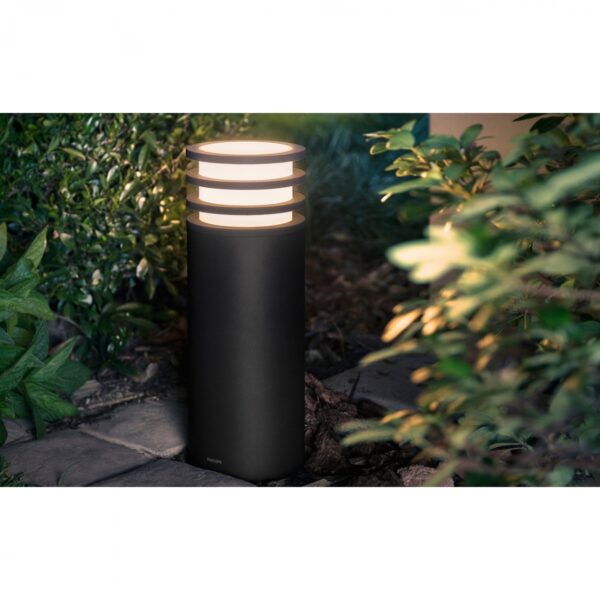 Philips Hue 17402/93/P0 Smart LED Zahradní sloupkové světlo | Teplá bílá |  9,5 W