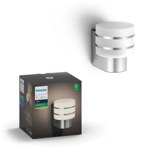 Philips Hue 17404/47/P0 Smart LED Nástěnné venkovní světlo | Teplá bílá |  9,5 W
