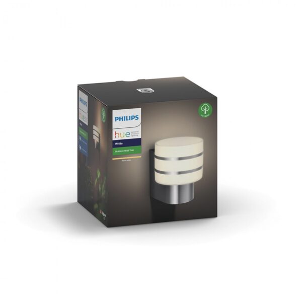 Philips Hue 17404/47/P0 Smart LED Nástěnné venkovní světlo | Teplá bílá |  9,5 W