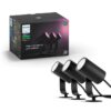Philips Hue 17414/30/P7 Smart LED venkovní svítidlo | RGB | Variabilní | Černá | 3 x 8 W