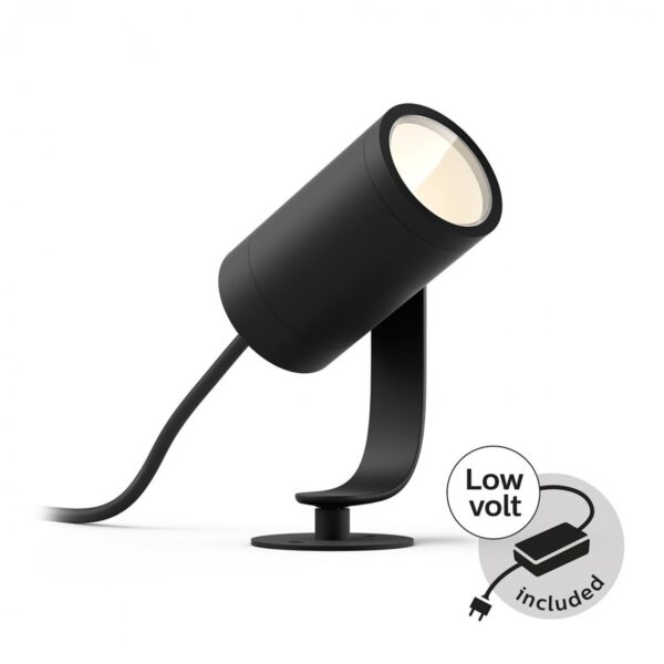 Philips Hue 17414/30/P7 Smart LED venkovní svítidlo | RGB | Variabilní | Černá | 3 x 8 W