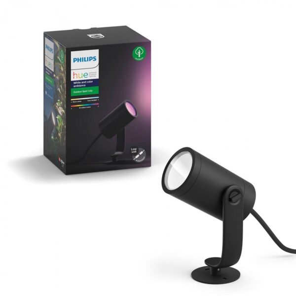 Philips Hue 17415/30/P7 Smart LED venkovní svítidlo | RGB | Variabilní | Černá |  8 W