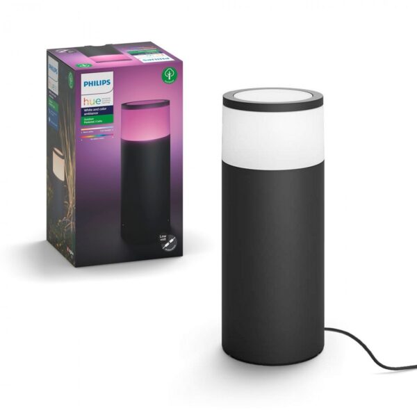 Philips Hue 17420/30/P7 Smart LED Zahradní sloupkové světlo | RGB | Variabilní |  8 W