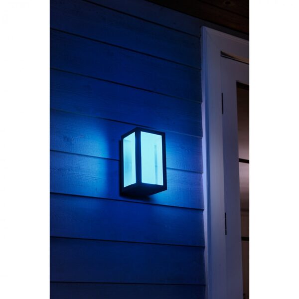 Philips Hue 17429/30/P7 Smart LED Nástěnné venkovní světlo | Variabilní | Černá | 2x8W