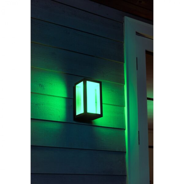 Philips Hue 17429/30/P7 Smart LED Nástěnné venkovní světlo | Variabilní | Černá | 2x8W