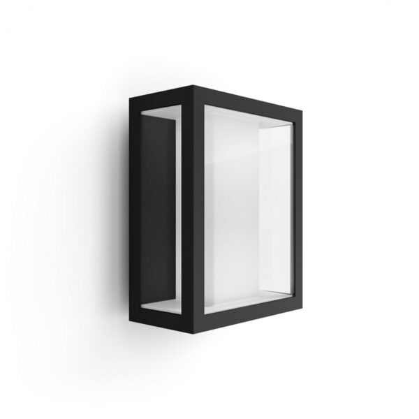 Philips Hue 17430/30/P7 Smart LED Nástěnné venkovní světlo | RGB | Variabilní | 8=1200lmW | Černá
