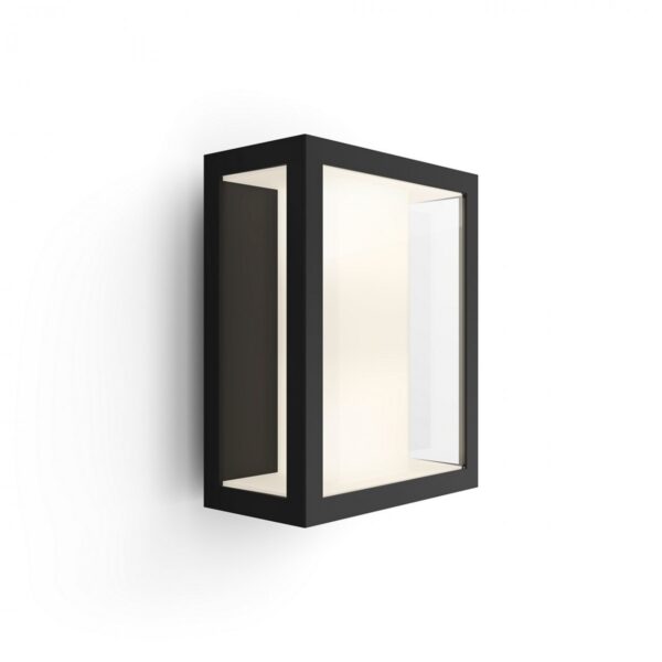 Philips Hue 17430/30/P7 Smart LED Nástěnné venkovní světlo | RGB | Variabilní | 8=1200lmW | Černá